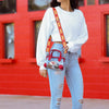 Kansas City Chiefs NFL Big Logo Clear Crossbody Mini Purse (PREORDER - SHIPS LATE DECEMBER)