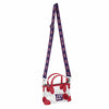 New York Giants NFL Big Logo Clear Crossbody Mini Purse (PREORDER - SHIPS LATE DECEMBER)