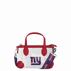 New York Giants NFL Big Logo Clear Crossbody Mini Purse