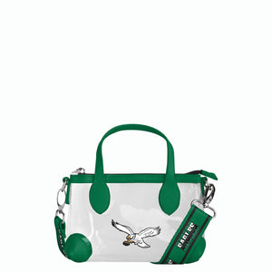 Philadelphia Eagles NFL Retro Big Logo Clear Crossbody Mini Purse