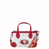 San Francisco 49ers NFL Big Logo Clear Crossbody Mini Purse (PREORDER - SHIPS LATE DECEMBER)