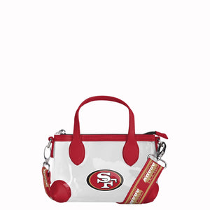 San Francisco 49ers NFL Big Logo Clear Crossbody Mini Purse