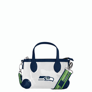 Seattle Seahawks NFL Big Logo Clear Crossbody Mini Purse