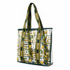 Green Bay Packers NFL Repeat Retro Print Clear Tote Bag