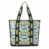 Jacksonville Jaguars NFL Repeat Retro Print Clear Tote Bag (PREORDER - SHIPS LATE AUGUST)