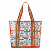 Miami Dolphins NFL Repeat Retro Print Clear Tote Bag