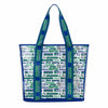 Seattle Seahawks NFL Repeat Retro Print Clear Tote Bag