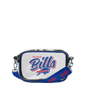 Buffalo Bills NFL Monty Script Clear Crossbody Bag