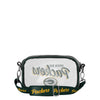 Green Bay Packers NFL Monty Script Clear Crossbody Bag