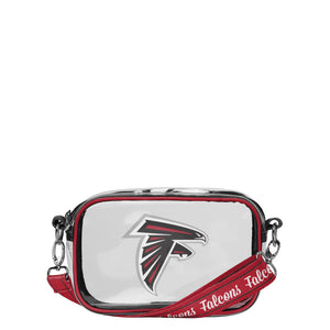 Arizona Cardinals Team Stripe Clear Crossbody Bag