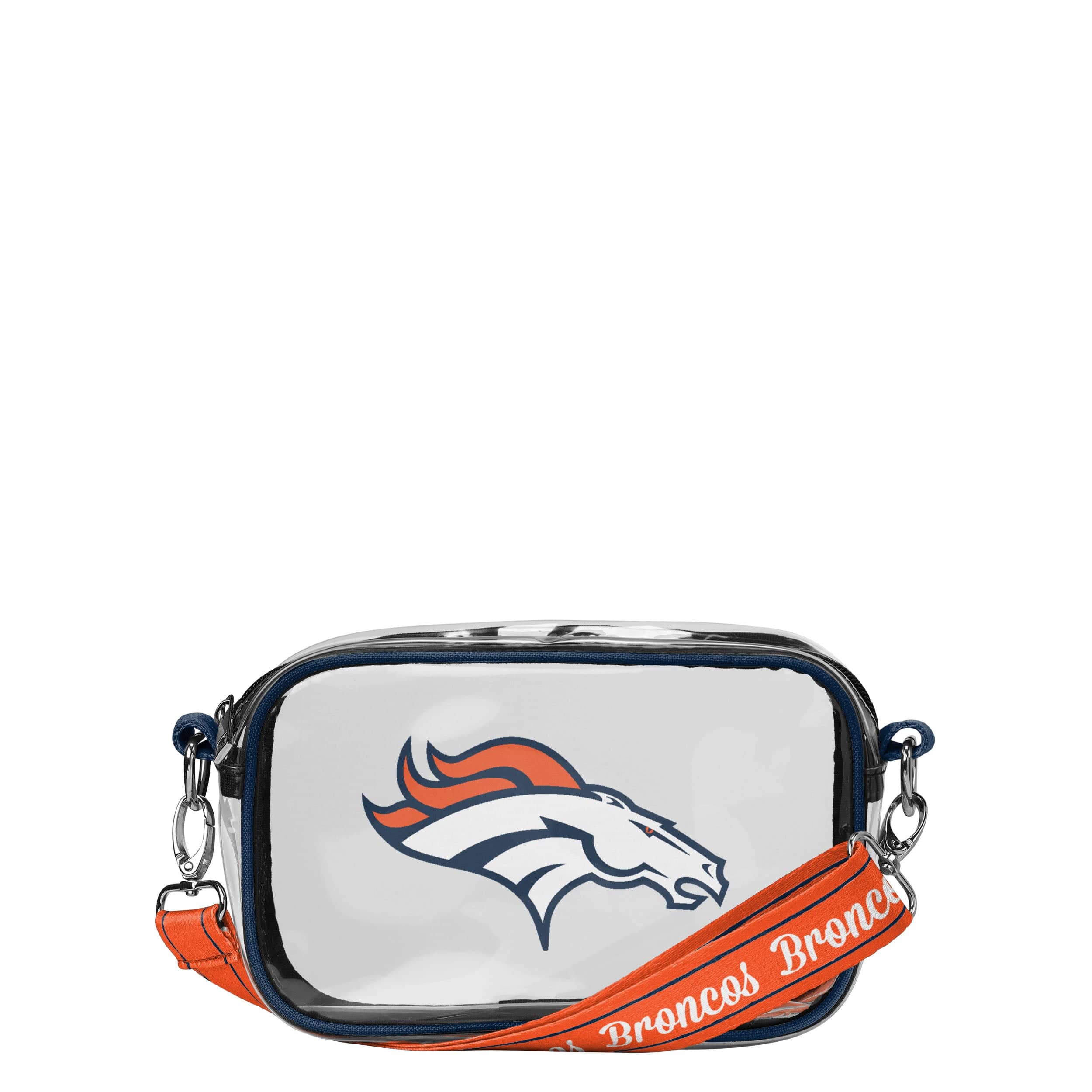 Cleveland Browns NFL Team Stripe Clear Crossbody Bag (PREORDER - SHIPS