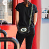 Green Bay Packers NFL Team Stripe Clear Crossbody Bag