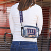 New York Giants NFL Team Stripe Clear Crossbody Bag