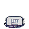 New York Giants NFL Team Stripe Clear Crossbody Bag