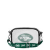 New York Jets NFL Team Stripe Clear Crossbody Bag