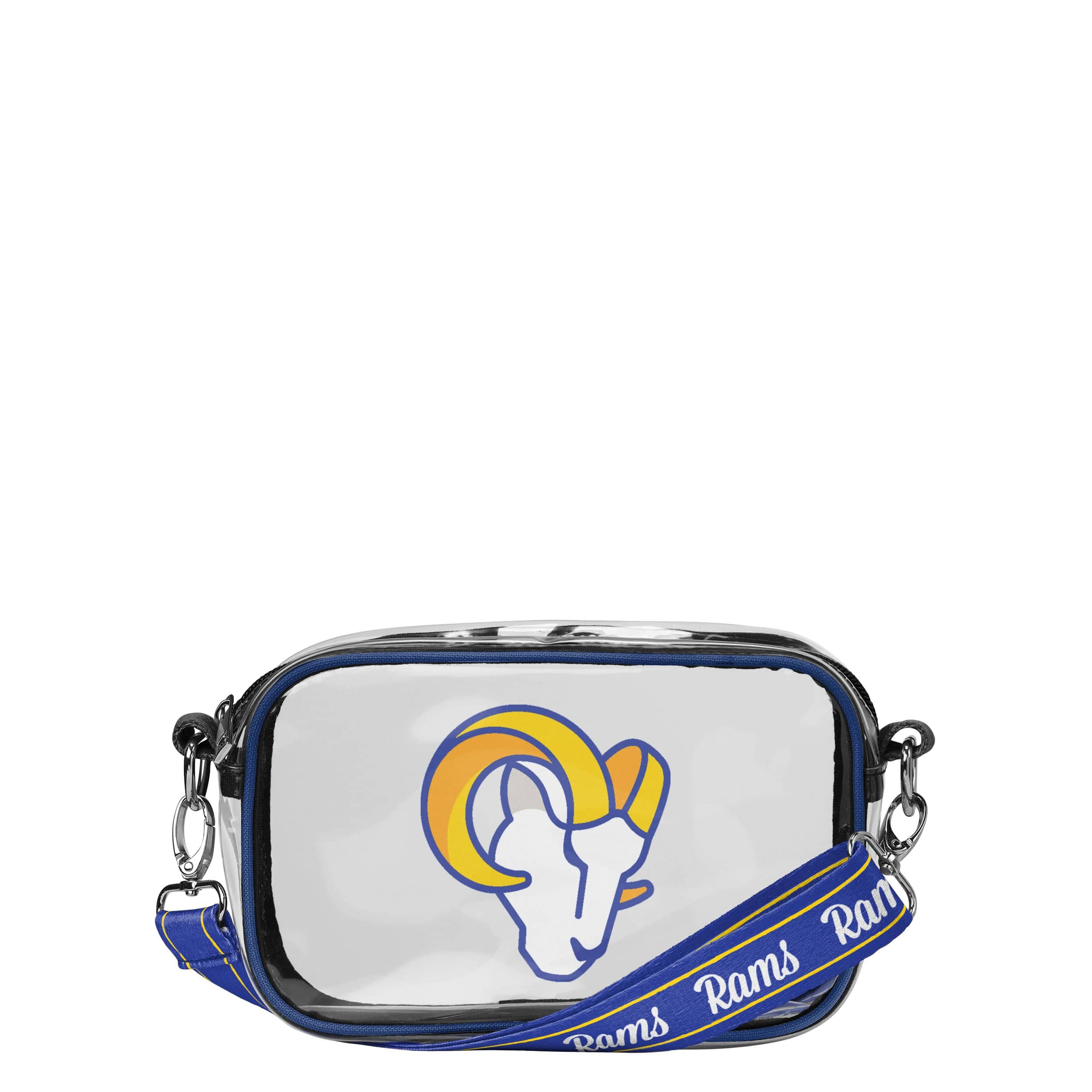 Officially Licensed NFL Los Angeles Rams Pebble Split Hobo Bag