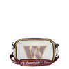 Washington Commanders NFL Team Stripe Clear Crossbody Bag