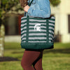 Michigan State Spartans NCAA Team Stripe Canvas Tote Bag