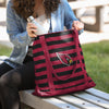 Arizona Cardinals NFL Team Stripe Canvas Tote Bag