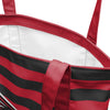 Atlanta Falcons NFL Team Stripe Canvas Tote Bag