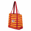 Kansas City Chiefs NFL Team Stripe Canvas Tote Bag