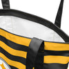 Pittsburgh Steelers NFL Team Stripe Canvas Tote Bag