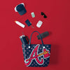 Atlanta Braves MLB Big Logo Mini Print Tailgate Tote Bag (PREORDER - SHIPS MID MARCH 2025)