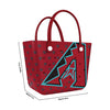 Arizona Diamondbacks MLB Big Logo Mini Print Tailgate Tote Bag (PREORDER - SHIPS MID MARCH 2025)