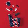 Boston Red Sox MLB Big Logo Mini Print Tailgate Tote Bag (PREORDER - SHIPS MID MARCH 2025)