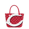 Cincinnati Reds MLB Big Logo Mini Print Tailgate Tote Bag (PREORDER - SHIPS MID MARCH 2025)