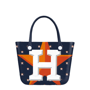 Houston Astros MLB Big Logo Mini Print Tailgate Tote Bag