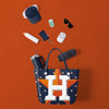 Houston Astros MLB Big Logo Mini Print Tailgate Tote Bag (PREORDER - SHIPS END OF JUNE)