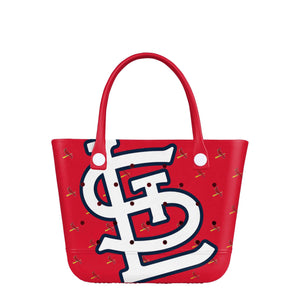 St Louis Cardinals MLB Big Logo Mini Print Tailgate Tote Bag