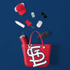 St Louis Cardinals MLB Big Logo Mini Print Tailgate Tote Bag (PREORDER - SHIPS MID MARCH 2025)