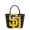 San Diego Padres MLB Big Logo Mini Print Tailgate Tote Bag (PREORDER - SHIPS MID MARCH 2025)