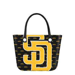 San Diego Padres MLB Big Logo Mini Print Tailgate Tote Bag