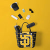 San Diego Padres MLB Big Logo Mini Print Tailgate Tote Bag (PREORDER - SHIPS MID MARCH 2025)