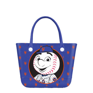 New York Mets MLB Mr Met Mascot Tailgate Tote Bag