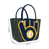 Milwaukee Brewers MLB Pinstripe Tailgate Tote Bag (PREORDER - SHIPS MID MARCH 2025)