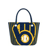 Milwaukee Brewers MLB Pinstripe Tailgate Tote Bag (PREORDER - SHIPS MID MARCH 2025)