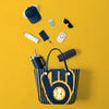 Milwaukee Brewers MLB Pinstripe Tailgate Tote Bag (PREORDER - SHIPS MID MARCH 2025)