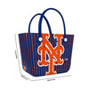 New York Mets MLB Pinstripe Tailgate Tote Bag (PREORDER - SHIPS MID MARCH 2025)