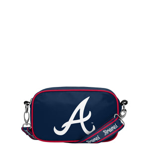 Atlanta Braves MLB Team Logo Crossbody Bag