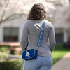 Los Angeles Dodgers MLB Team Logo Crossbody Bag