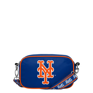 New York Mets MLB Team Logo Crossbody Bag