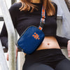 New York Mets MLB Team Wordmark Crossbody Belt Bag