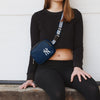 New York Yankees MLB Team Wordmark Crossbody Belt Bag