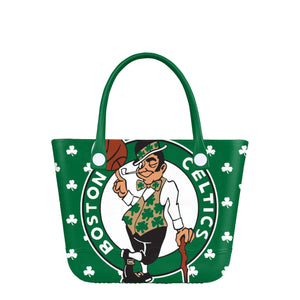 Boston Celtics NBA Big Logo Mini Print Tailgate Tote Bag