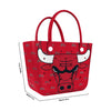 Chicago Bulls NBA Big Logo Mini Print Tailgate Tote Bag