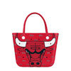 Chicago Bulls NBA Big Logo Mini Print Tailgate Tote Bag